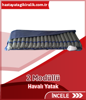 2 Modüllü  Havalı Yatak